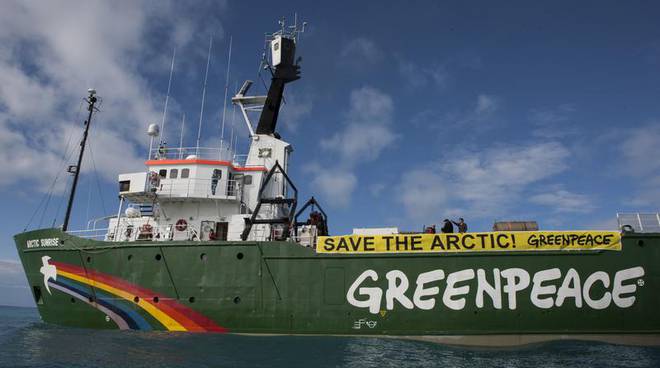 Logo Greenpeace per il 5 per mille
